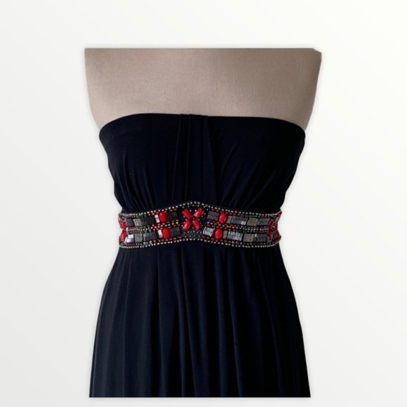 NWT WHBM Beaded Strapless Mini Dress - Picture 6 of 6